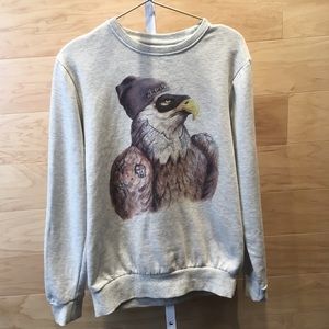 XS Grey Sweatshirt with graphic.